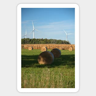 Windpower and fields Sticker